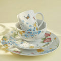Porcelain Dinnerware Set in a Floral Pattern