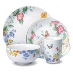 Porcelain Dinnerware Set in a Floral Pattern