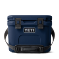 Portable Hard Cooler with a Comfortable Carry Strap and One-Handed Access for Beach and Fishing Trips — Navy