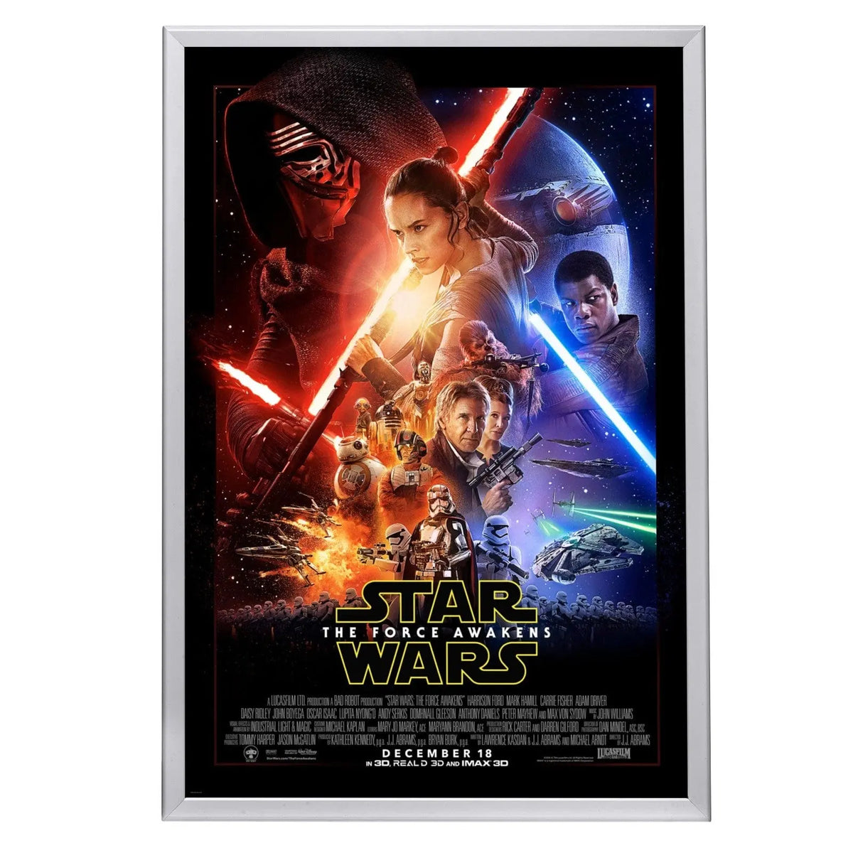 Poster Snap Frame in Silver
