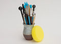 Pottery Tools Set with Over 20 Shaped Tools and Sponge for Miniature Throwing and Hand-Built Ceramics