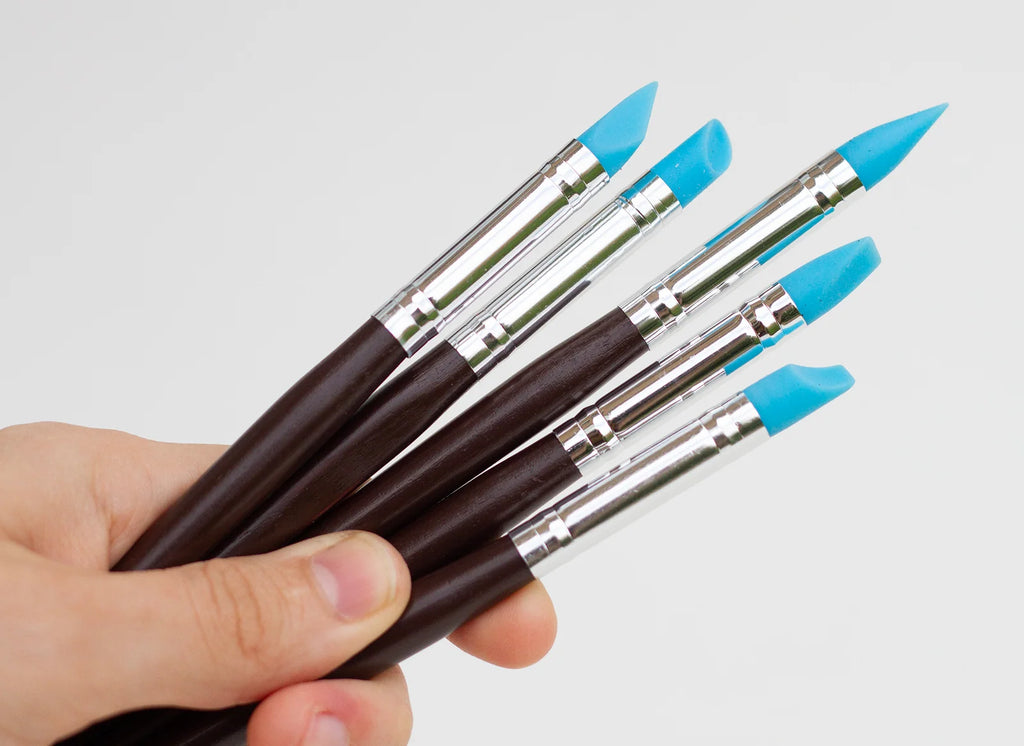 Pottery Tools Set with Over 20 Shaped Tools and Sponge for Miniature Throwing and Hand-Built Ceramics