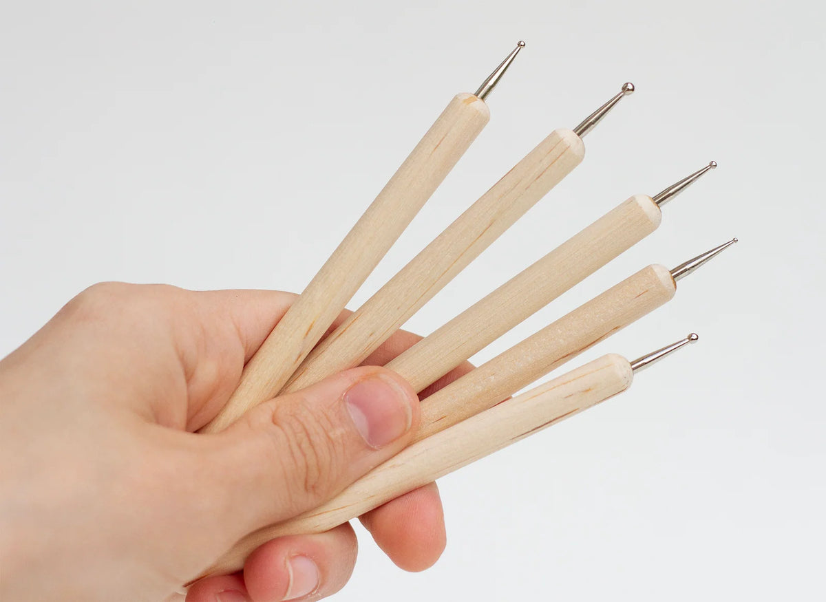 Pottery Tools Set with Over 20 Shaped Tools and Sponge for Miniature Throwing and Hand-Built Ceramics