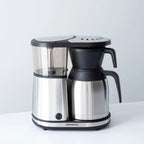Pour Over Coffee Maker with 8-Cup Brewing, Pre-Infusion, 91–96°C Control and Double-Wall Stainless Steel Carafe