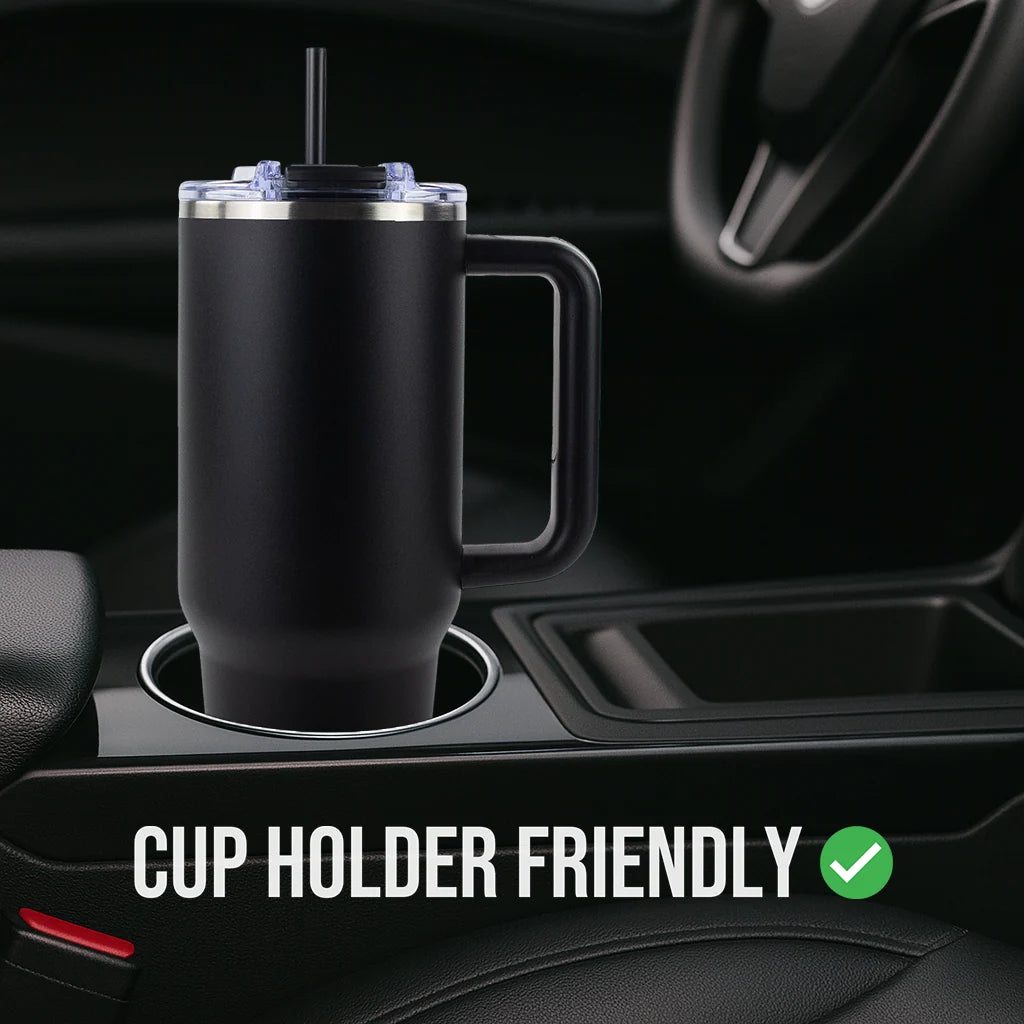 Powder-Coated 40oz Tumbler