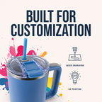 Powder-Coated 40oz Tumbler