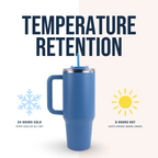 Powder-Coated 40oz Tumbler