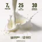 Powdered Milk in a #10 Can with 30 Essential Nutrients per Serving for Everyday Drinks and Baking