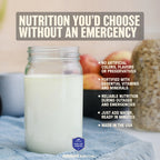 Powdered Milk in a #10 Can with 30 Essential Nutrients per Serving for Everyday Drinks and Baking