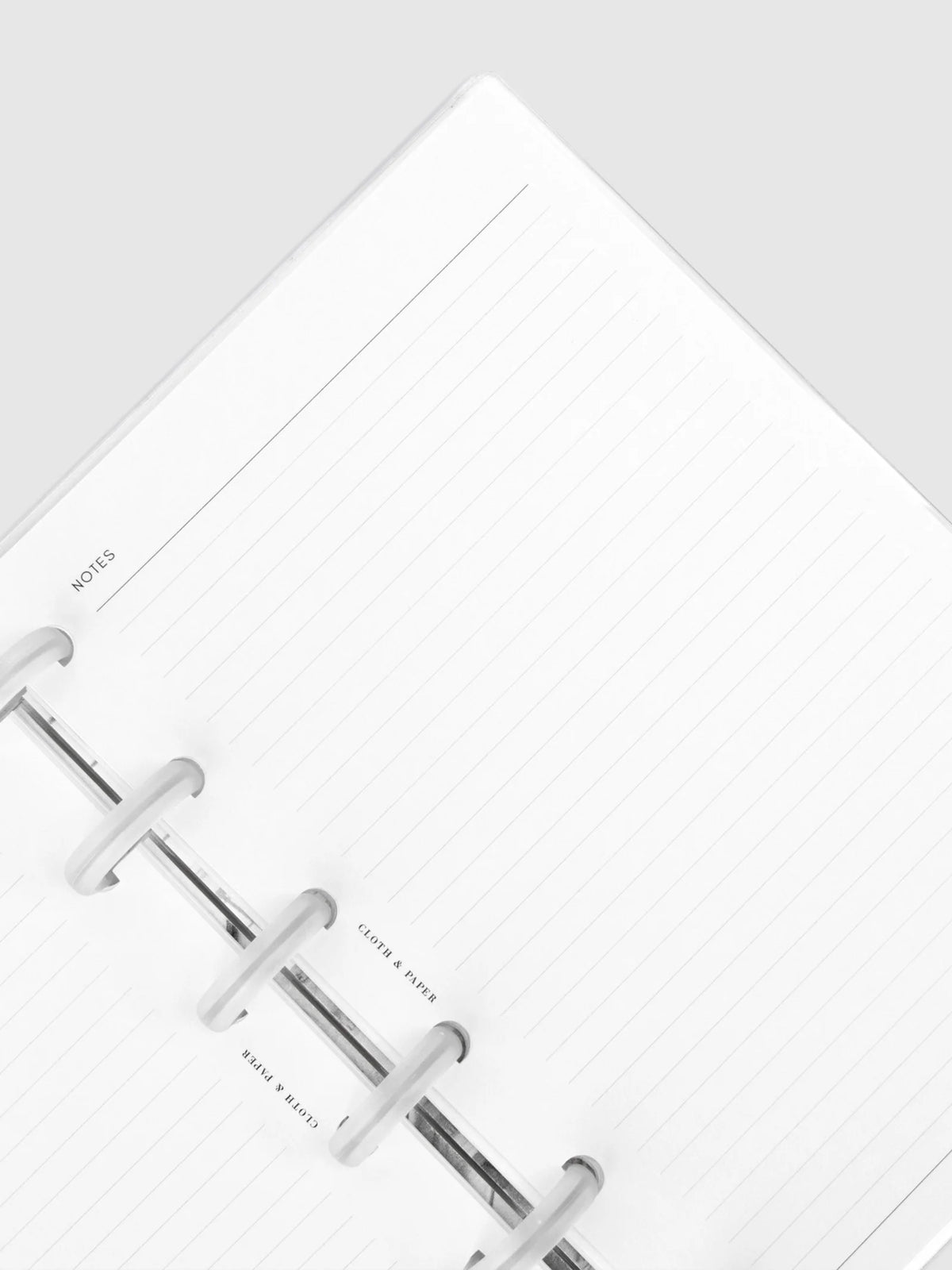 Pre-Punched Lined Notes Planner Inserts