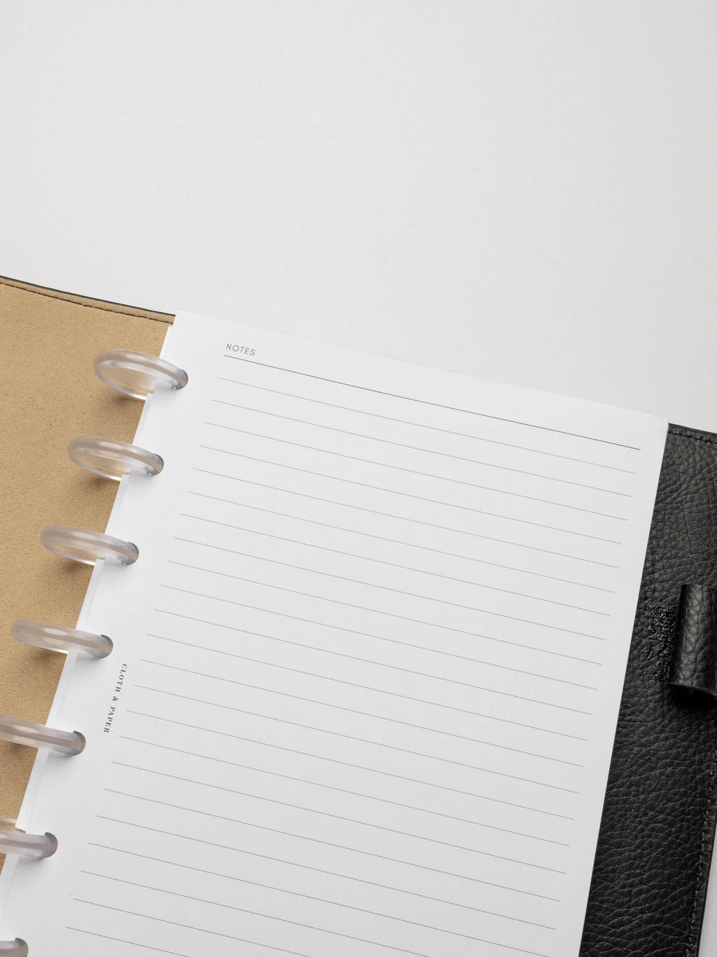 Pre-Punched Lined Notes Planner Inserts