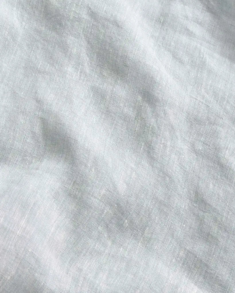 Pre-Washed Linen Duvet Cover in Sky Chambray