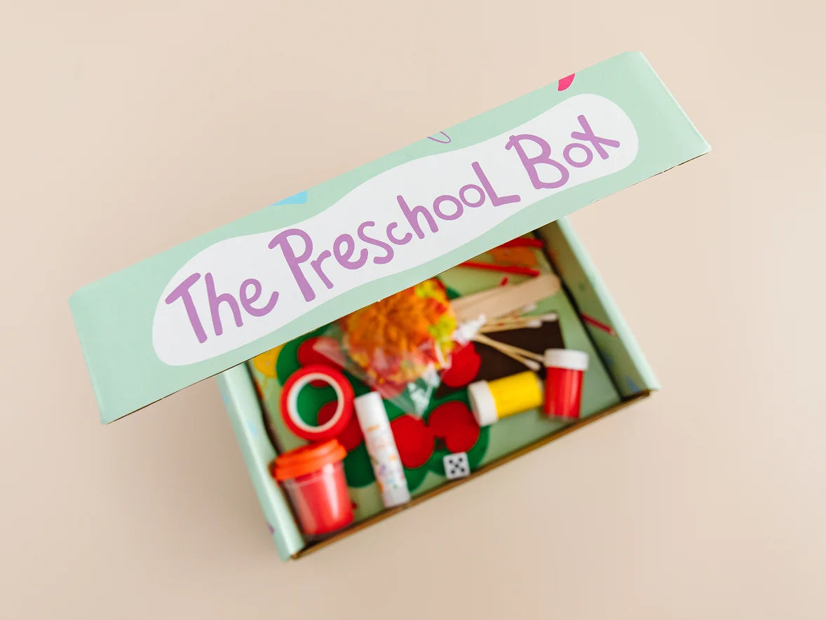 Preschool Activity Box for 3–4 Year Olds with Monthly Crafts, Games and Early Learning Supplies