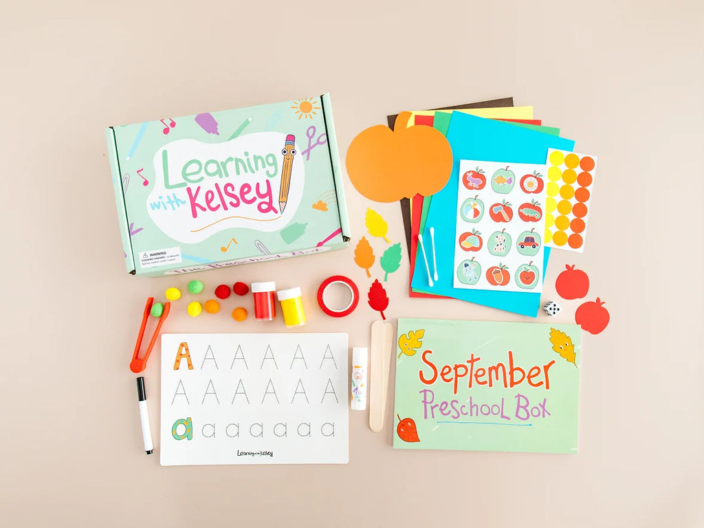 Preschool Activity Box for 3–4 Year Olds with Monthly Crafts, Games and Early Learning Supplies