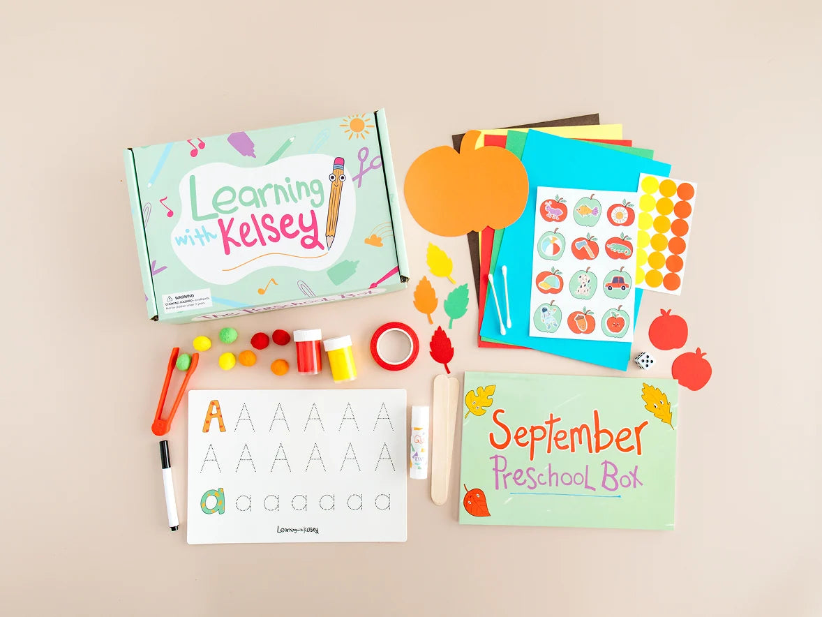 Preschool Activity Box for 3–4 Year Olds with Monthly Crafts, Games and Early Learning Supplies