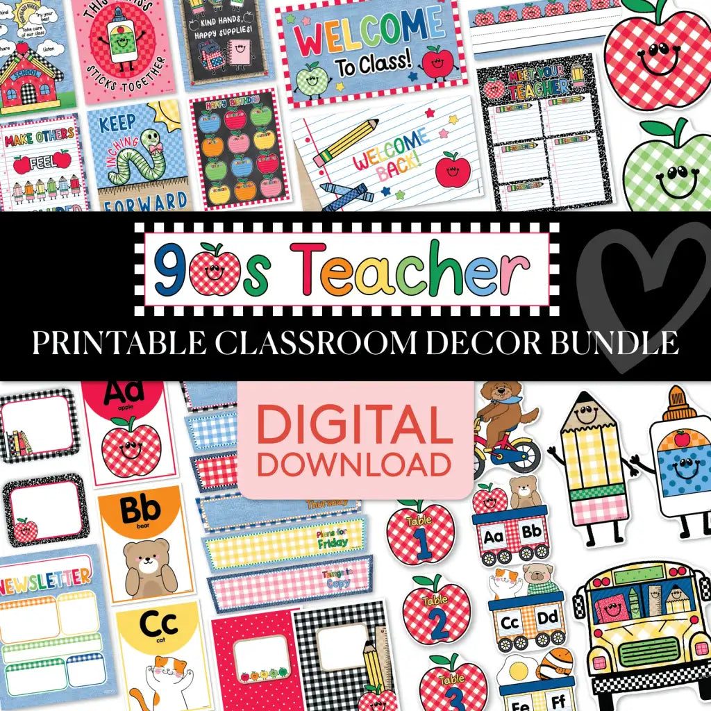 Printable Classroom Decor Bundle