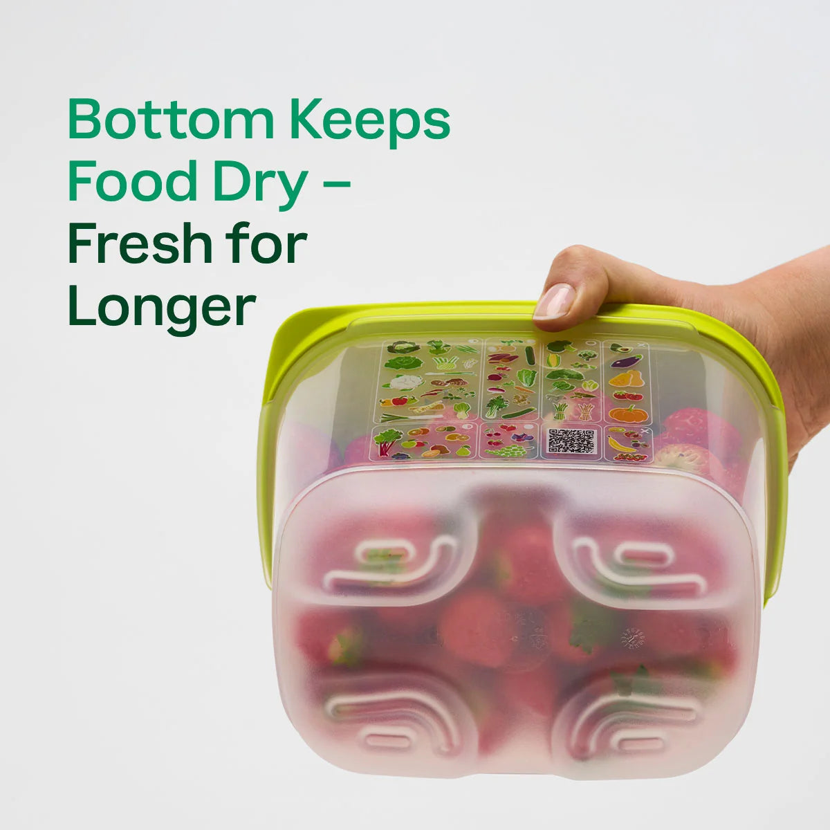 Small Deep Produce Storage Container