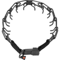 Prong Training Collar for Dogs with Stainless Steel Black Finish and ClicLock Closure in Multiple Gauges