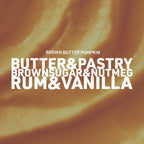 Pumpkin Wax Melt with Brown Butter, Toasted Spice and Vanilla Cream Notes, 5.5 oz Soy Wax Pack