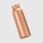 Pure Copper Water Bottle in 700ml or 900ml Sizes with Protective Sleeves and Optional Custom Engraving