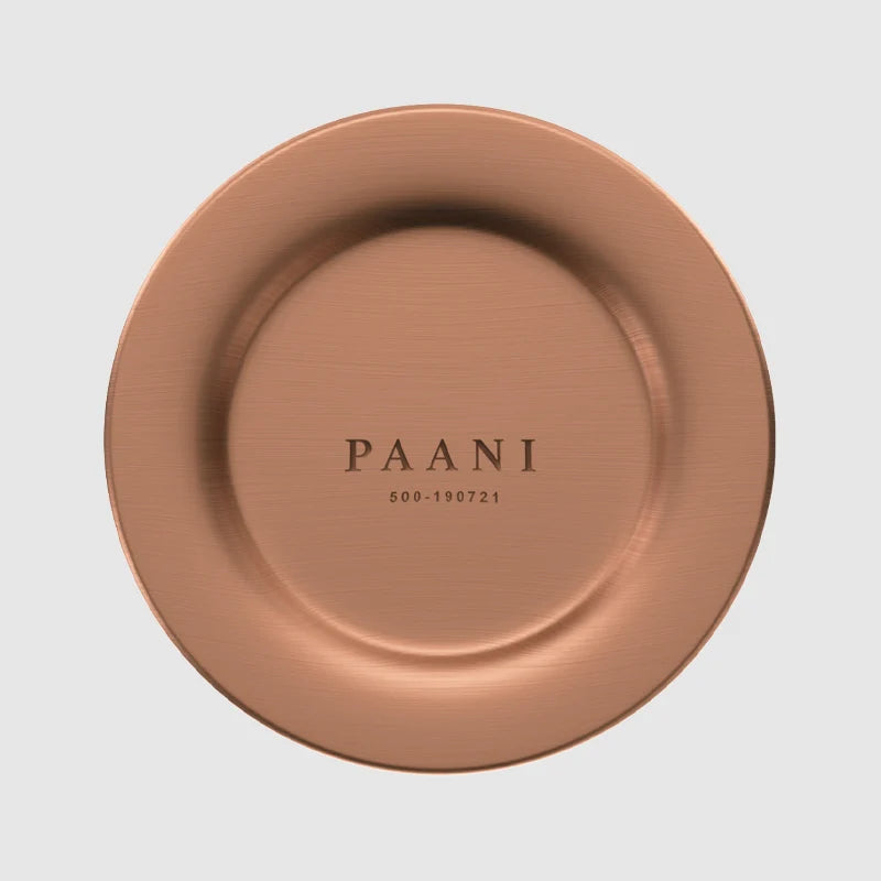 Pure Copper Water Bottle in 700ml or 900ml Sizes with Protective Sleeves and Optional Custom Engraving