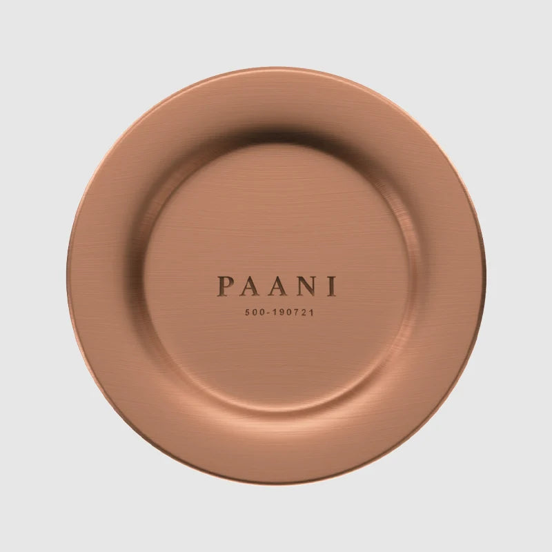 Pure Copper Water Bottle in 700ml or 900ml Sizes with Protective Sleeves and Optional Custom Engraving