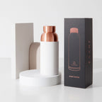 Pure Copper Water Bottle in 700ml or 900ml Sizes with Protective Sleeves and Optional Custom Engraving
