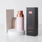 Pure Copper Water Bottle in 700ml or 900ml Sizes with Protective Sleeves and Optional Custom Engraving