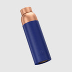 Pure Copper Water Bottle in 700ml or 900ml Sizes with Protective Sleeves and Optional Custom Engraving