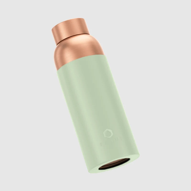 Pure Copper Water Bottle in 700ml or 900ml Sizes with Protective Sleeves and Optional Custom Engraving
