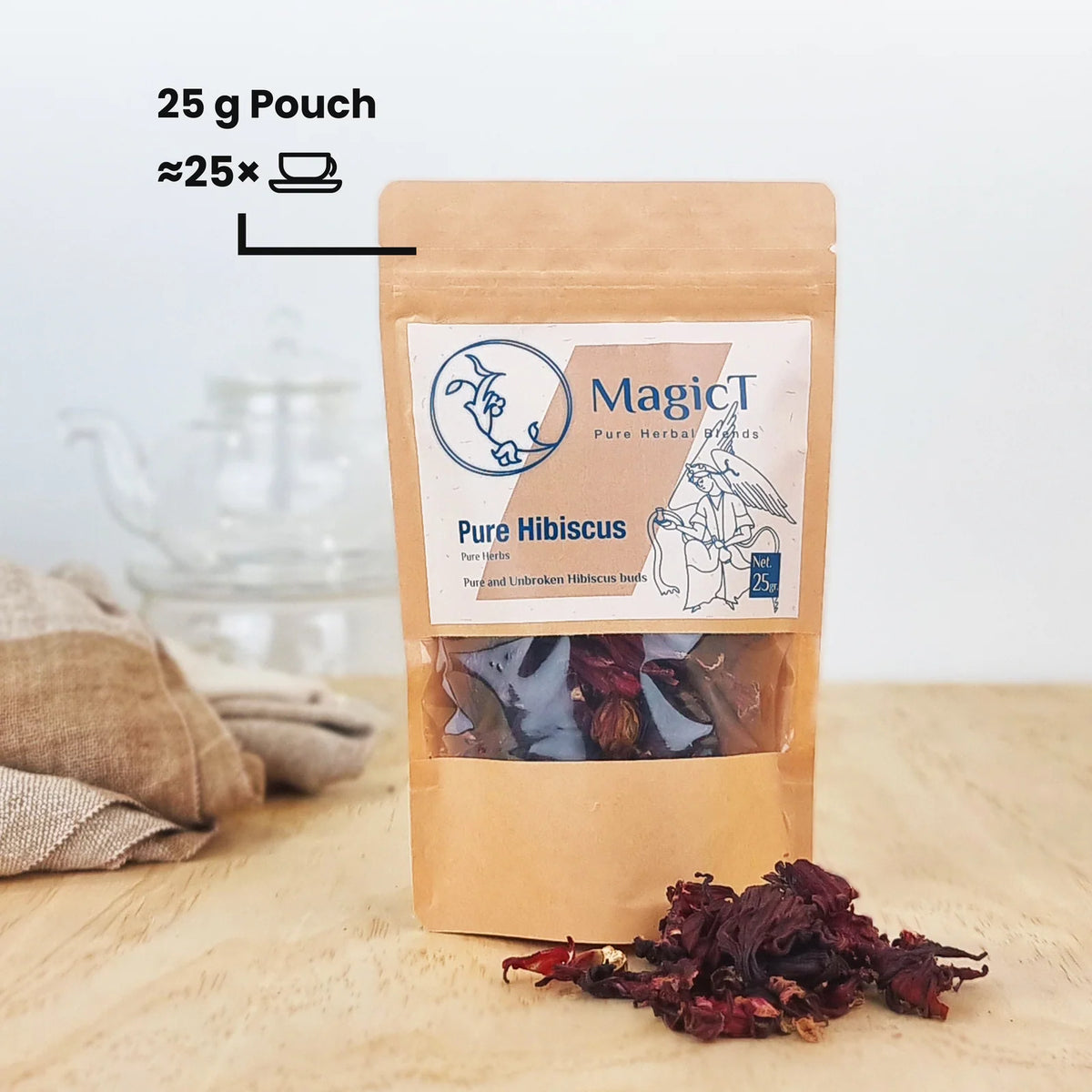 Pure Hibiscus Flower Tea