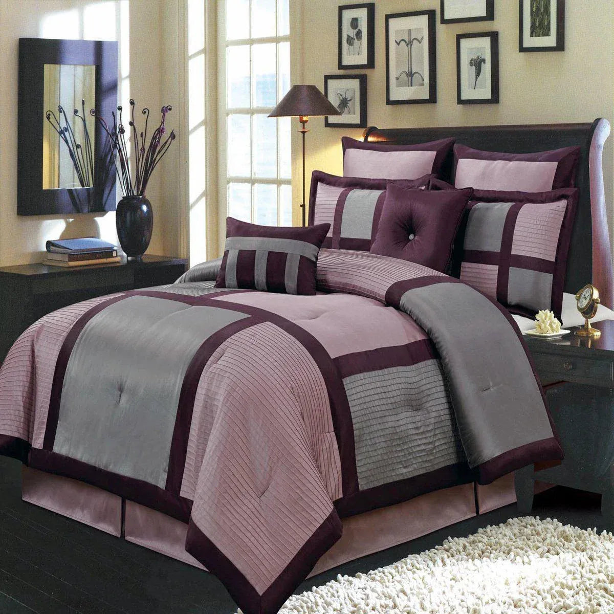 Purple Comforter Set