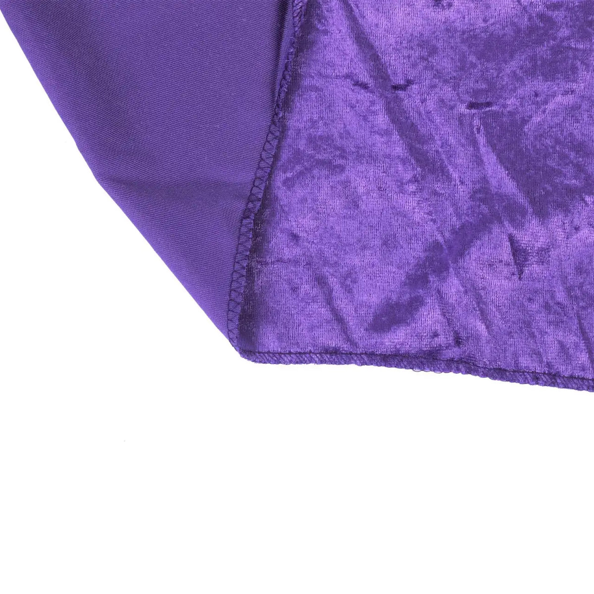 Purple Velvet Rectangular Tablecloth, 90 x 132 Inch Seamless
