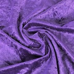 Purple Velvet Round Tablecloth, 120-Inch Size