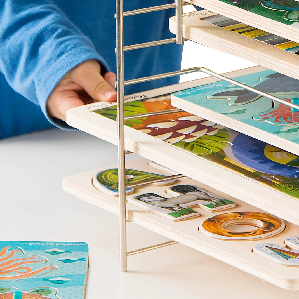 Puzzle Storage Rack