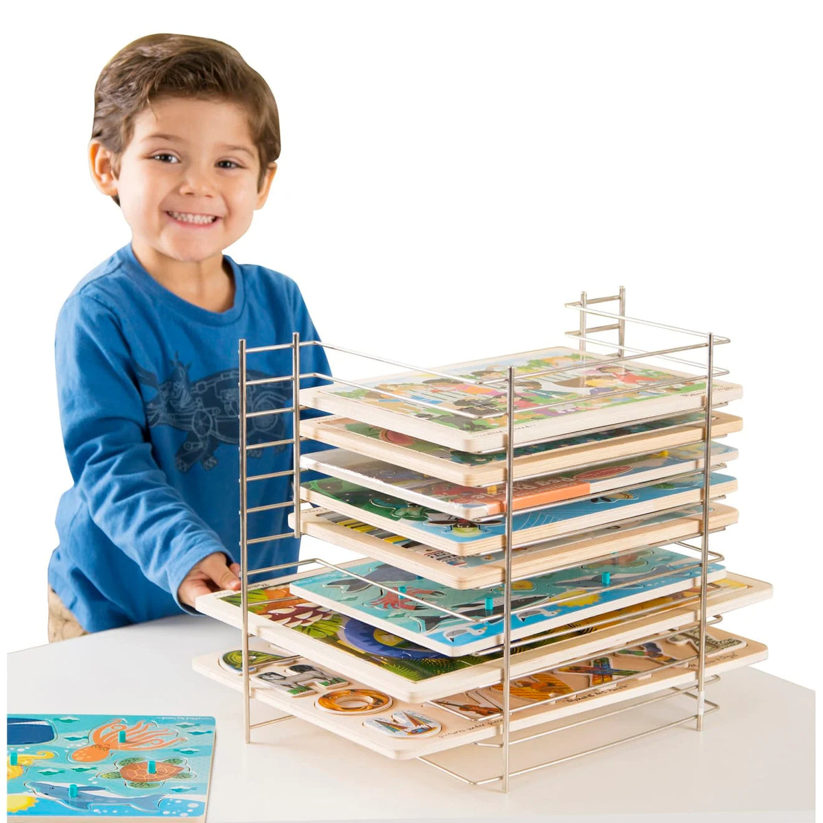 Puzzle Storage Rack