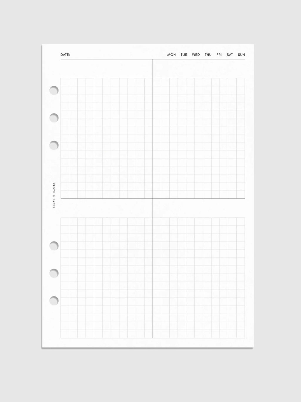 Quad Graph Planner Inserts