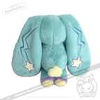 Rabbit Plush Stuffed Animal with Epilepsy-Inspired Details, Mismatched Ear Patterns and Included Tote Bag