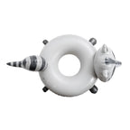 Raccoon Pool Float for One Adult, 5 × 4 ft Inflatable Design with Tie-Down Points for Pool and Lake