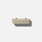 Railing Planter with Fluted Texture for Hanging Flora and Colorful Flowers, Designed for Inward-Facing Use