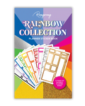 Rainbow Planner Sticker Book with 27 Pages, 400+ Functional Boxes and Colorful Productivity Designs