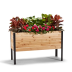 Raised Garden Bed, 18 x 48 x 30 Inch Tall Western Red Cedar