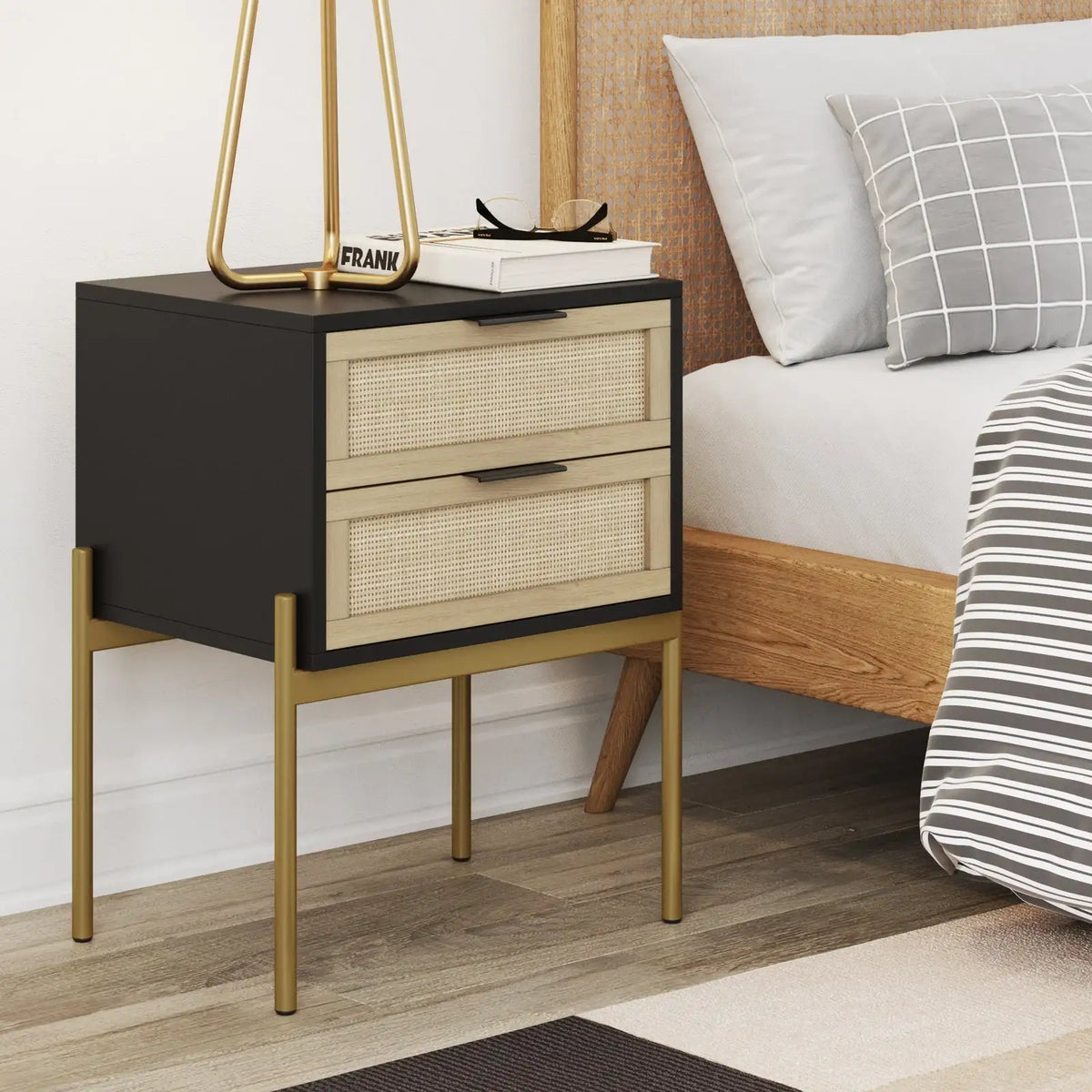 Rattan Nightstand