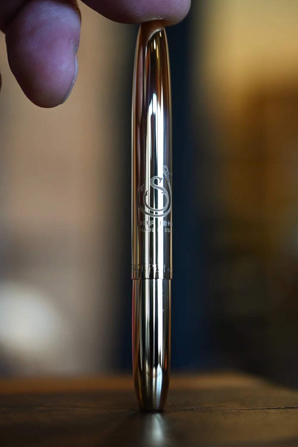 Raw Brass Pocket Pen
