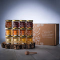 Raw Honey Taster Box for Exploring Different Flavors, Packed in Twelve 45g Glass — 12 Jar Taster Box / 2 x 12 Jar Taster Box