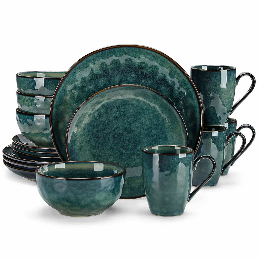 Reactive Glaze Dinnerware Set
