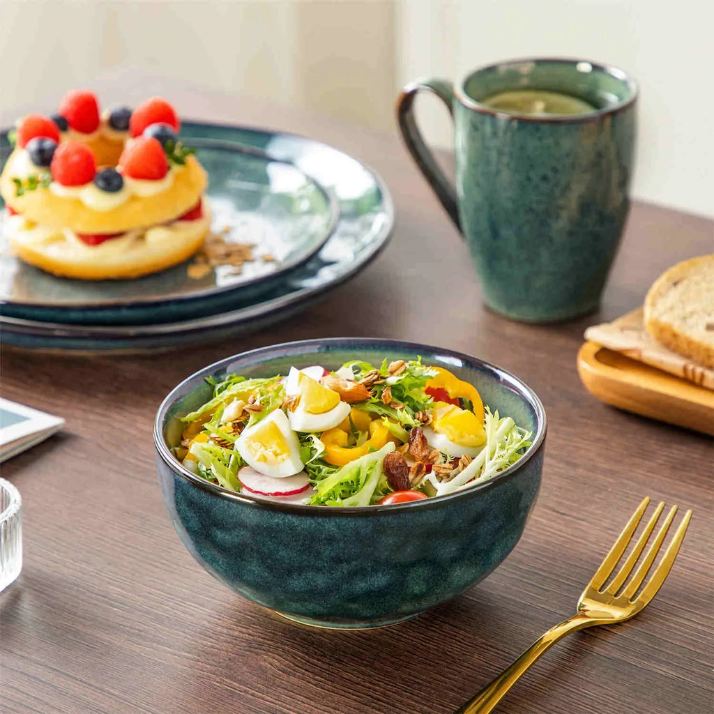 Reactive Glaze Dinnerware Set