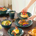 Reactive Glaze Dinnerware Set