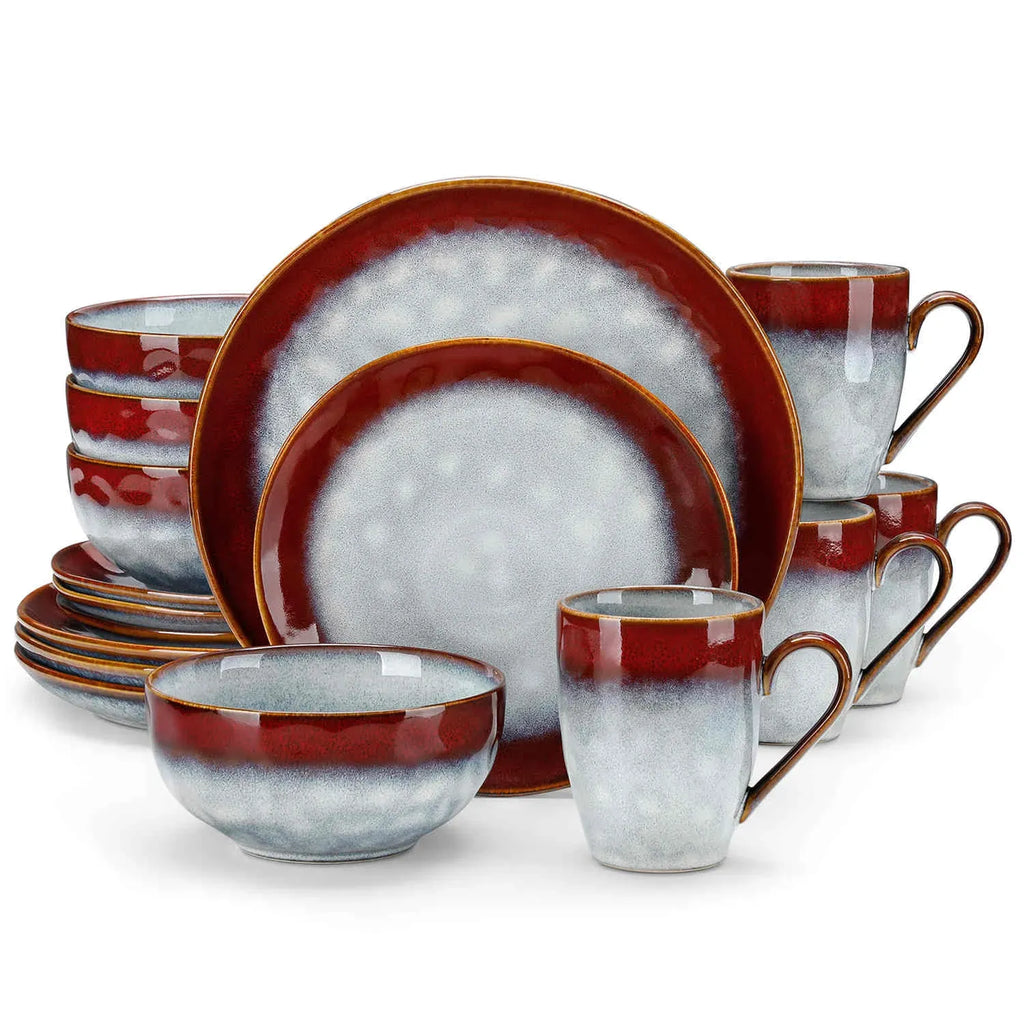 Reactive Glaze Dinnerware Set