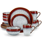 Reactive Glaze Dinnerware Set